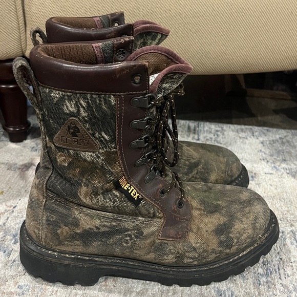 Men’s Camo Rocky Steel Toed Boots main image 4